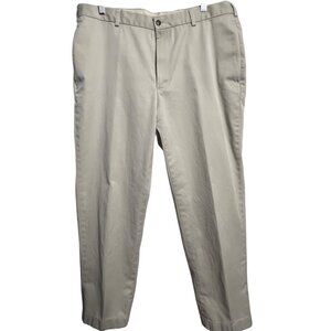 Brooks Brothers Men Advantage Chino Dress Pants W38/L30 Beige 100% Cotton Beige